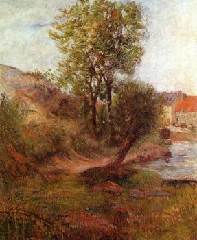 Paul Gauguin : Willow by the Aven